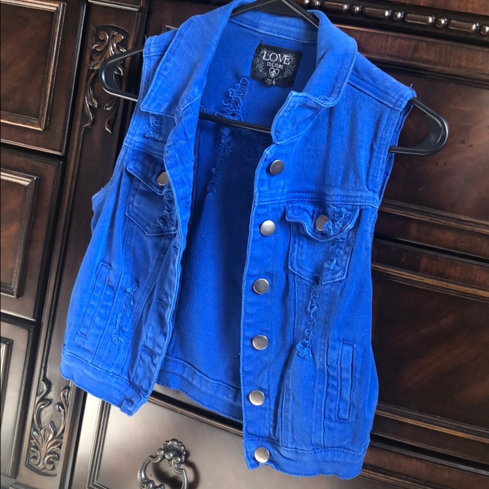 Blue vest